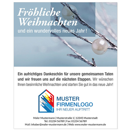 Anzeige Weihnachten-Perle, 2-spaltig