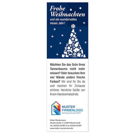 Anzeige Werkzeug-Weihnachtsbaum, 1-spaltig