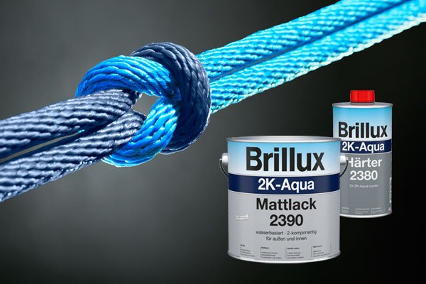 Unschlagbar stark: Brillux 2K-Aqua-Mattlack 2390